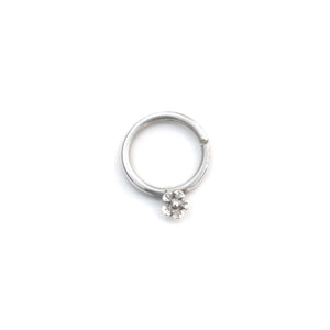 Dainty Flower Septum Ring - Rook, Daith, Helix