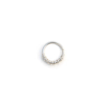 Load image into Gallery viewer, Double Twist Silver Hoop - Septum, Rook, Daith,