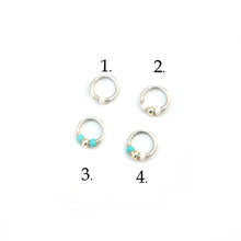 Load image into Gallery viewer, Gold Accent Beaded Hoop - Septum, Rook, Daith, Helix