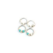 Load image into Gallery viewer, Gold Accent Beaded Hoop - Septum, Rook, Daith, Helix