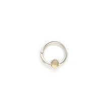 Load image into Gallery viewer, Opal Septum Ring - Daith, Rook, Helix