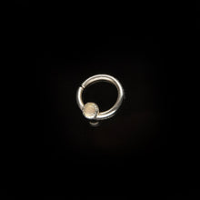 Load image into Gallery viewer, Opal Septum Ring - Daith, Rook, Helix