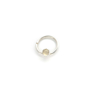 Opal Septum Ring - Daith, Rook, Helix