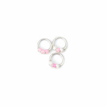 Load image into Gallery viewer, Pink Beaded Hoop - Septum, Rook, Daith, Helix