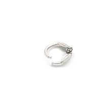 Load image into Gallery viewer, Rose and Leaf Flower Septum Ring - Rook, Daith, Helix