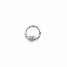 Load image into Gallery viewer, Silver Eye Septum Ring - Rook, Helix, Daith Piercing