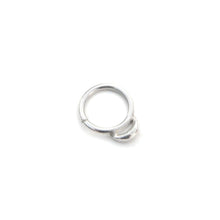 Load image into Gallery viewer, Silver Moon Septum Ring