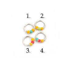 Load image into Gallery viewer, Tropical Colour Beaded Septum Ring - Rook, Daith, Helix