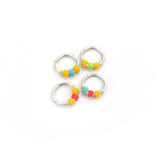 Load image into Gallery viewer, Tropical Colour Beaded Septum Ring - Rook, Daith, Helix
