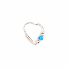 Load image into Gallery viewer, Opal Heart Earring - Ear, Cartilage
