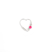 Load image into Gallery viewer, Opal Heart Earring - Ear, Cartilage