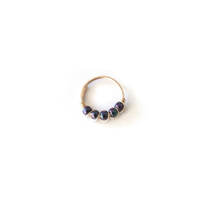 Silver Cartilage Hoop Earrings Huggie Earrings Iridescent Cartilage Hoop for Ear Piercing, Nose Nose Piercing, or Helix Piercing MidwinterHollow