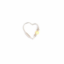 Load image into Gallery viewer, Opal Heart Earring - Ear, Cartilage