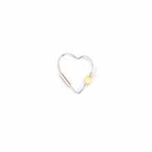 Load image into Gallery viewer, Opal Heart Earring - Ear, Cartilage