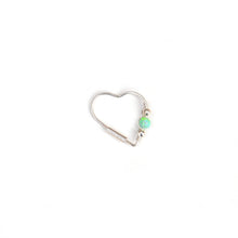 Load image into Gallery viewer, Opal Heart Earring - Ear, Cartilage