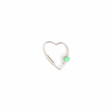 Load image into Gallery viewer, Opal Heart Earring - Ear, Cartilage
