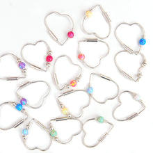 Load image into Gallery viewer, Opal Heart Earring - Ear, Cartilage