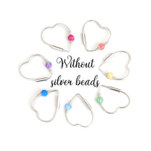 Load image into Gallery viewer, Opal Heart Earring - Ear, Cartilage