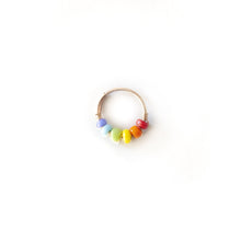 Load image into Gallery viewer, Silver Cartilage Hoop Earrings Huggie Earrings Rainbow Cartilage Huggie Earring for Ear Piercing, Nose Piercing, or Cartilage Piercing MidwinterHollow
