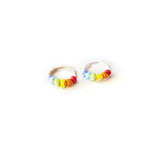 Load image into Gallery viewer, Silver Cartilage Hoop Earrings Huggie Earrings Rainbow Cartilage Huggie Earring for Ear Piercing, Nose Piercing, or Cartilage Piercing MidwinterHollow