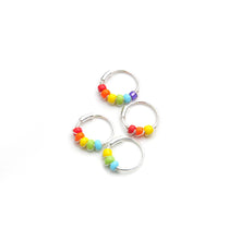 Load image into Gallery viewer, Rainbow Hoop Earrings - Ear, Cartilage Hoop, Nose Ring