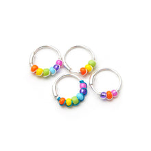 Load image into Gallery viewer, Rainbow Silver Earring - Nose Ring, Cartilage Hoop