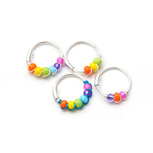 Load image into Gallery viewer, Rainbow Silver Earring - Nose Ring, Cartilage Hoop