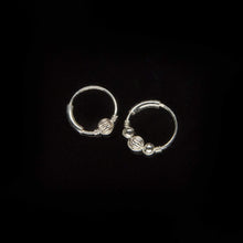Load image into Gallery viewer, Silver Huggie Hoop Earrings - Cartilage Hoop, Earrings,