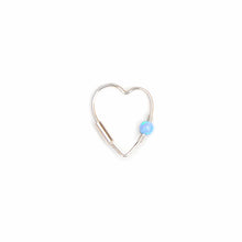 Load image into Gallery viewer, Opal Heart Earring - Ear, Cartilage