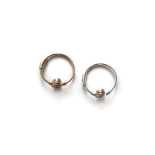 Load image into Gallery viewer, Silver Gold Cartilage Hoop Earrings Huggie Earrings Gold Huggie Hoop Earring, Ear, Nose, Cartilage, Tragus MidwinterHollow