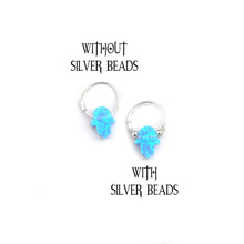 Load image into Gallery viewer, Opal Hamsa Hoops