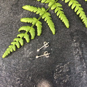 Tiny Silver Stud Earrings - Silver Studs